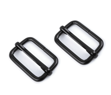 Stegschnalle Schwarz - 25 mm